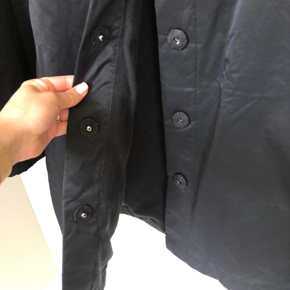 Eileen Fisher Stand Collar Down Puffer Parka Coat - Picture 8 of 10